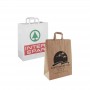 BOLSAS DE PAPEL ASA PLANA PERSONALIZADAS 18+8 X 24
