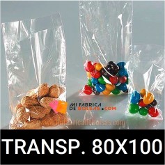 BOLSAS DE PLASTICO TRANSPARENTES 80X100