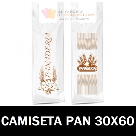 BOLSAS CAMISETA PAN ANÓNIMAS 30x60 G.55