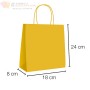 BOLSAS DE PAPEL ANÓNIMAS ASA RIZADA 18+8 X 24