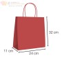 BOLSAS DE PAPEL ANÓNIMAS ASA RIZADA 24+11 X 32