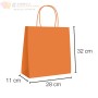BOLSAS DE PAPEL ANÓNIMAS ASA RIZADA 28+11 X 32