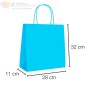 BOLSAS DE PAPEL ANÓNIMAS ASA RIZADA 28+11 X 32