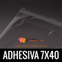 BOLSAS DE PLASTICO TRANSPARENTES POLIPROPILENO CON SOLAPA ADHESIVA 7X40
