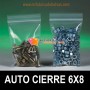 BOLSAS DE PLASTICO TRANSPARENTES CON AUTOCIERRE ZIP 6X8