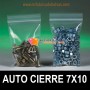 BOLSAS DE PLASTICO TRANSPARENTES CON AUTOCIERRE ZIP 7X10