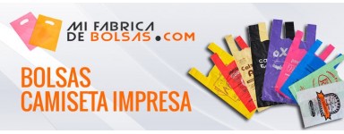 BOLSAS DE PLASTICO CAMISETA IMPRESA