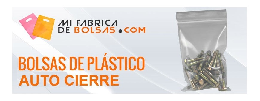 BOLSAS DE PLASICO CON AUTOCIERRE ZIP SIN BANDAS